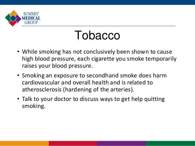 Onward The Russian Smoking Causes Rise In Blood Pressure